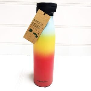 Starbucks Stainless Steel Rainbow Lid Water Bottle